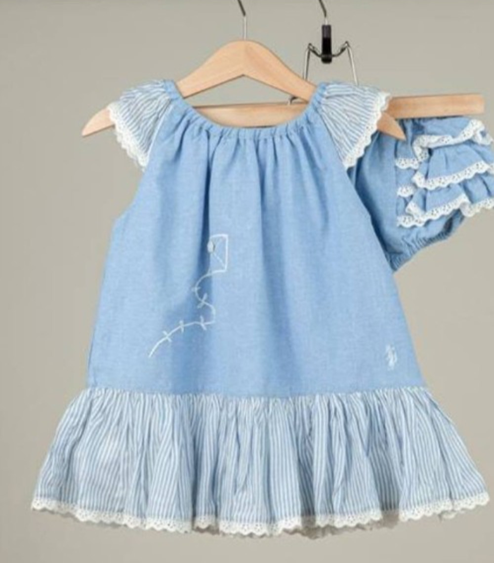 Well Dressed Wolf Blue Kite Dress (Dress Only) Size 12 NEW NWT
